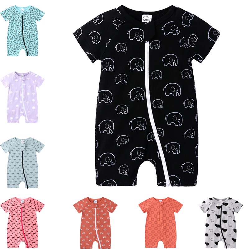 A Stomping Elephant- Unisex Kids Cotton Nightwear