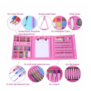 208pcs/150PCS/86Pcs Kids Painting Board Pen Colour Crayon Marker Pencil