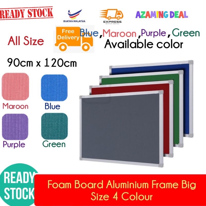 Foam Board /Pin Board Foam/Notice Board *2x3 3x4 3x5 3x6 4x4 4x5 4x6