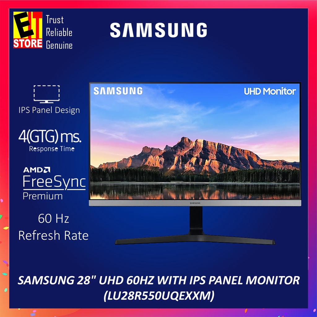 SAMSUNG MONITOR 28" UHD 4K (3840X2160) HDR READY IPS PANEL MONITOR