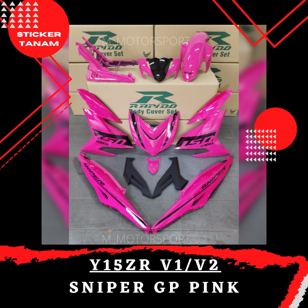 Rapido Cover Set Y Zr V V Sniper Gp Pink Sticker Tanam Airbrush