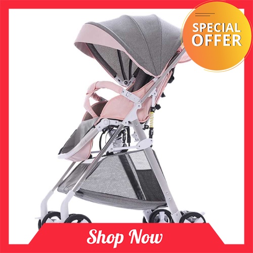 Special Offer Baby Stroller High View Pram One Step Fold Lightweight Convertible Baby Carriage with Multi Positon Recli Shopee Malaysia