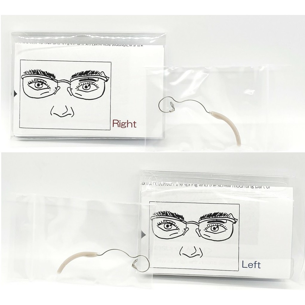 BICOH JAPAN CRUTCH GLASS II for "Eyelid Ptosis" (LEFT) or (RIGHT