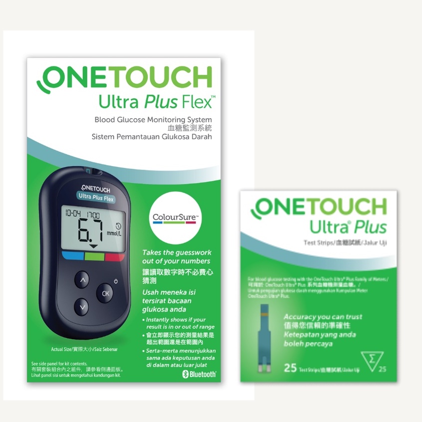 Ultra Plus Flex Set/Test Strips 50s & 25s/ Delica