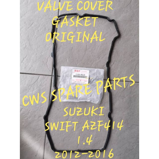 SUZUKI SWIFT AZF414 1.4 2012-2016 VALVE COVER GASKET ORIGINAL 11189 ...
