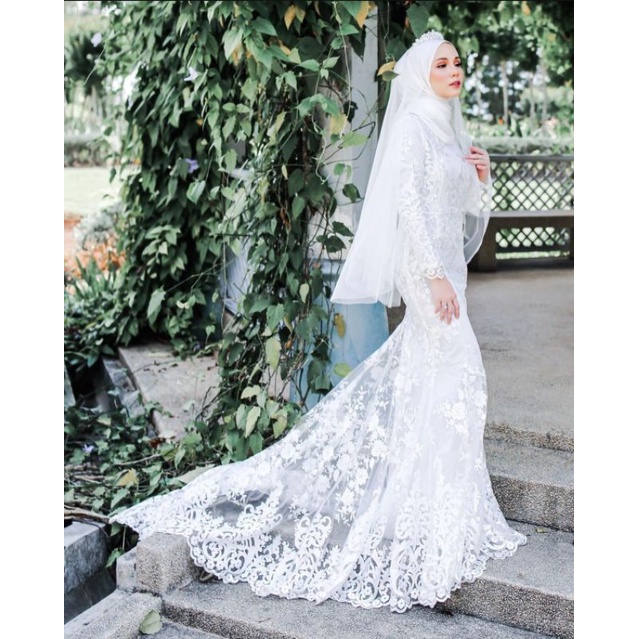 🌸hijabistahub Demica Bride 🌸 Baju Nikah Kahwin Akad Pengantin