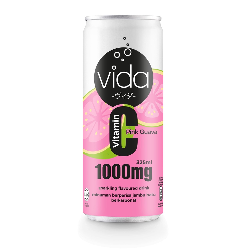 Dydo Vida C 1000mg Pink Guava (325ml) | Shopee Malaysia