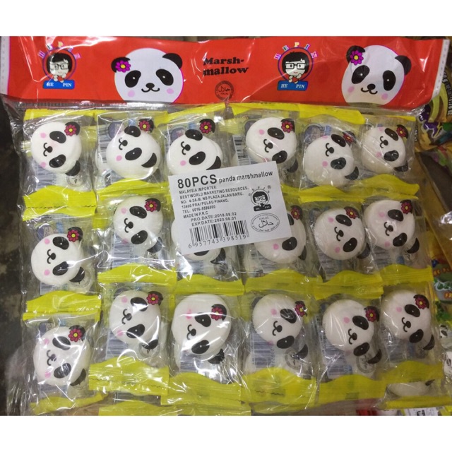 Panda Marshmallow 80pcs Shopee Malaysia