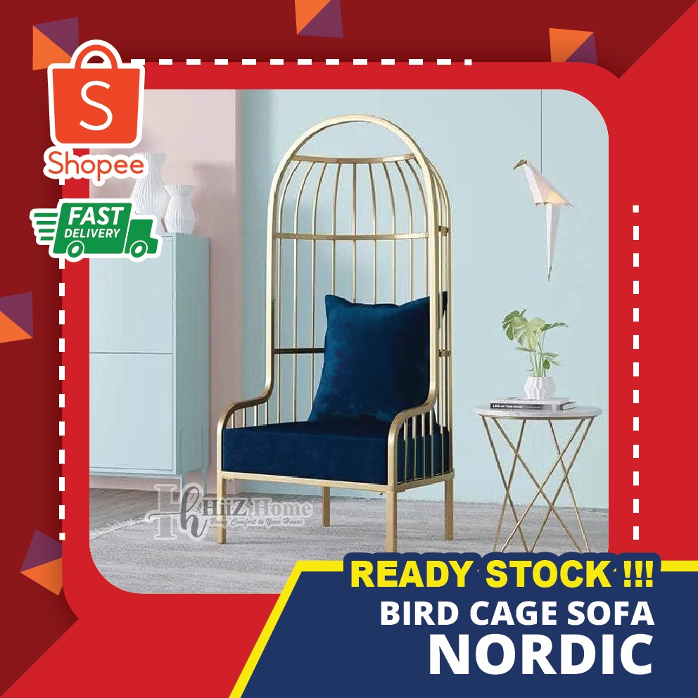 READY STOCK ‼️‼️ Nordic Bird Cage Sofa Sofa Kandang Burung Nordik