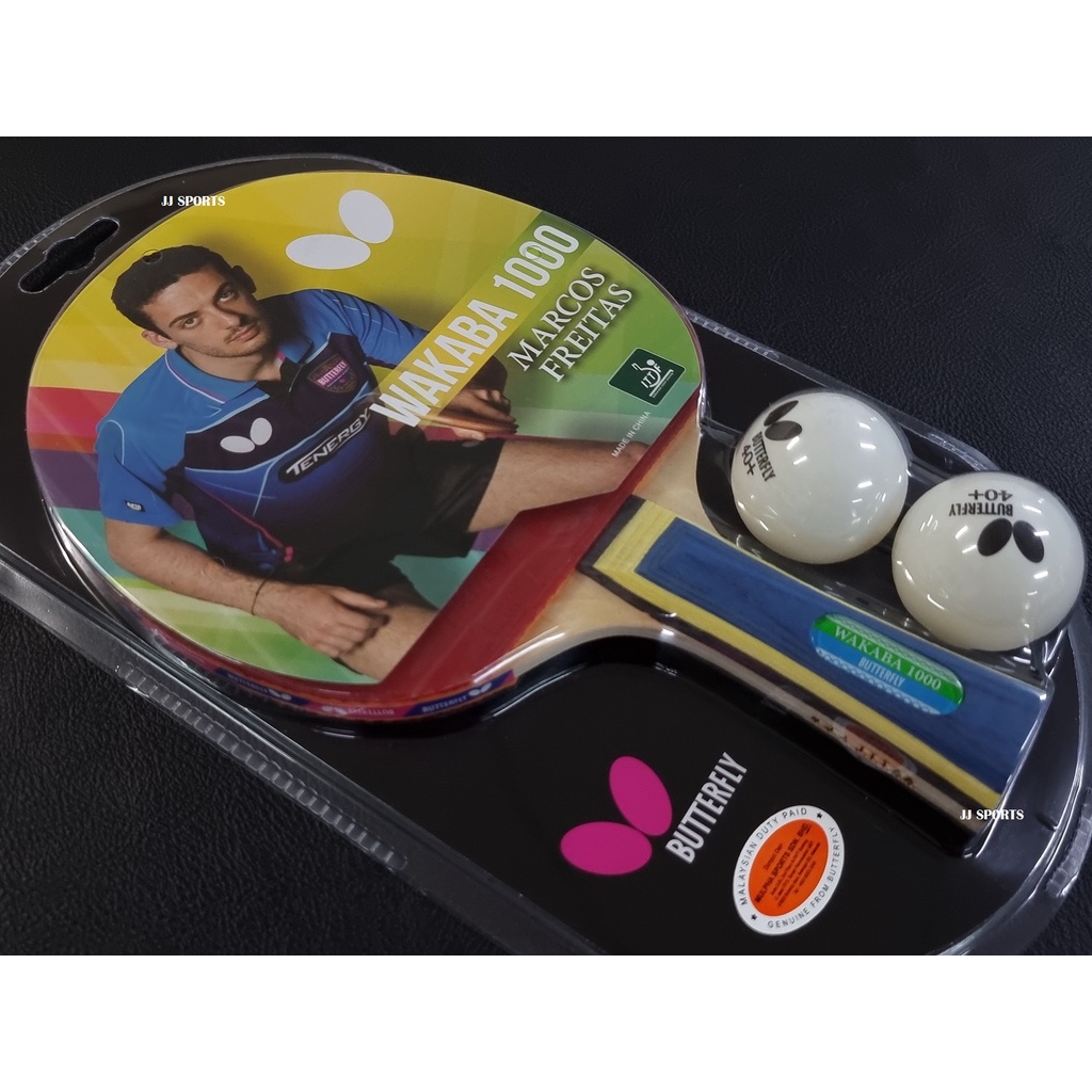 BUTTERFLY WAKABA 1000 FL SHAKEHAND TABLE TENNIS RACKET PING PONG BAT