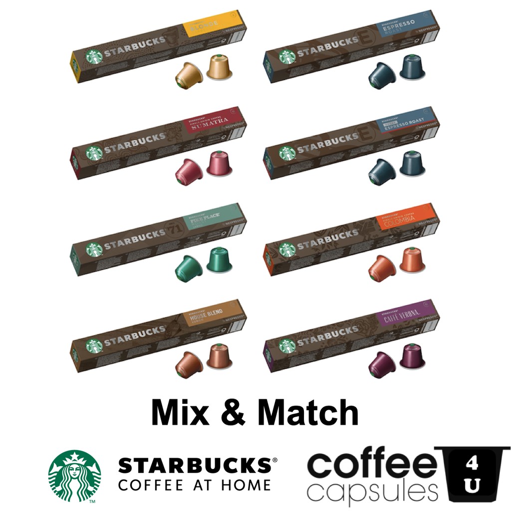 STARBUCKS by Nespresso Capsules [Mix & Match]