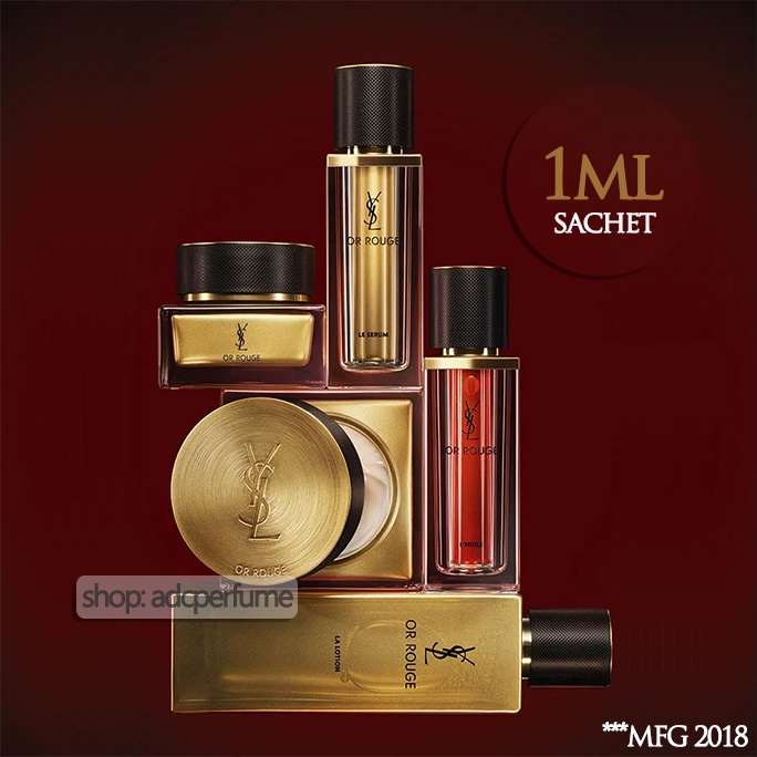 YSL Or Rouge Serum / Lotion / La Protection UV / La Creme Fine