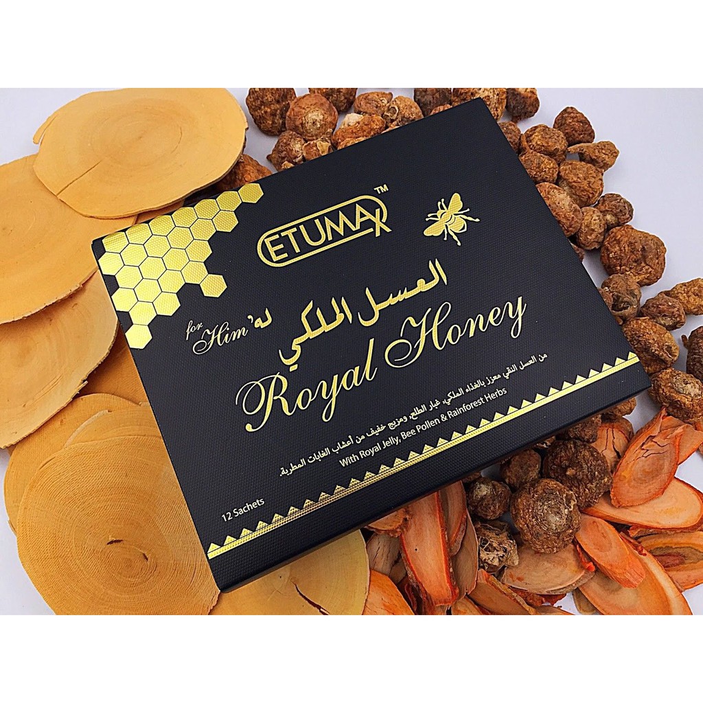 Authentic Etumax Royal Honey (Men's) 1 Box ( 20g x 12 sachets ) 100% ...