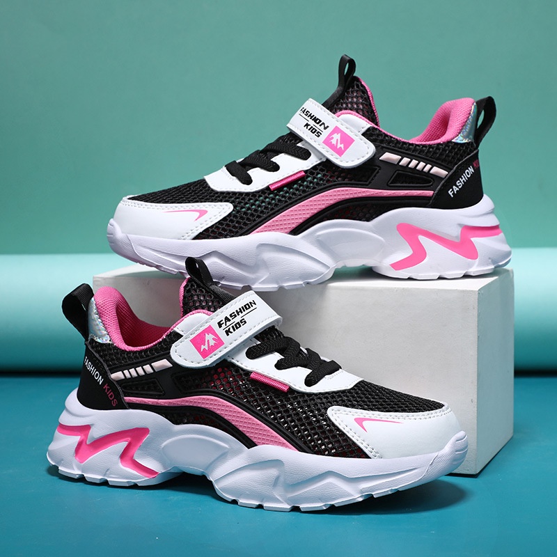 Children's sports shoes 2022 new breathable mesh boys running shoes