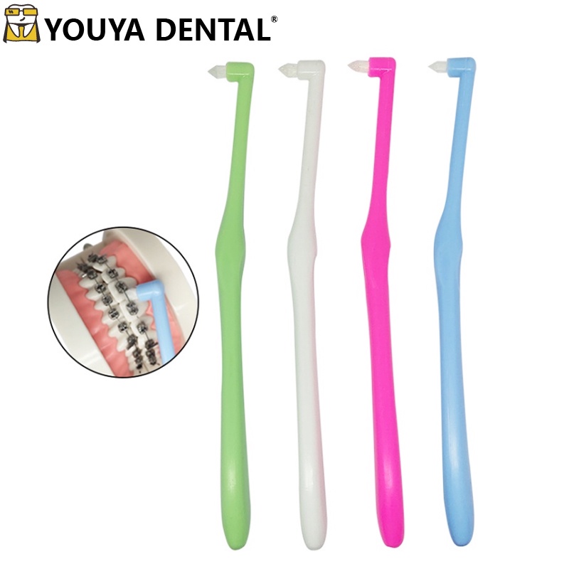 2/4pcs Brushes For Braces Orthodontic Toothbrush Interdental Tooth