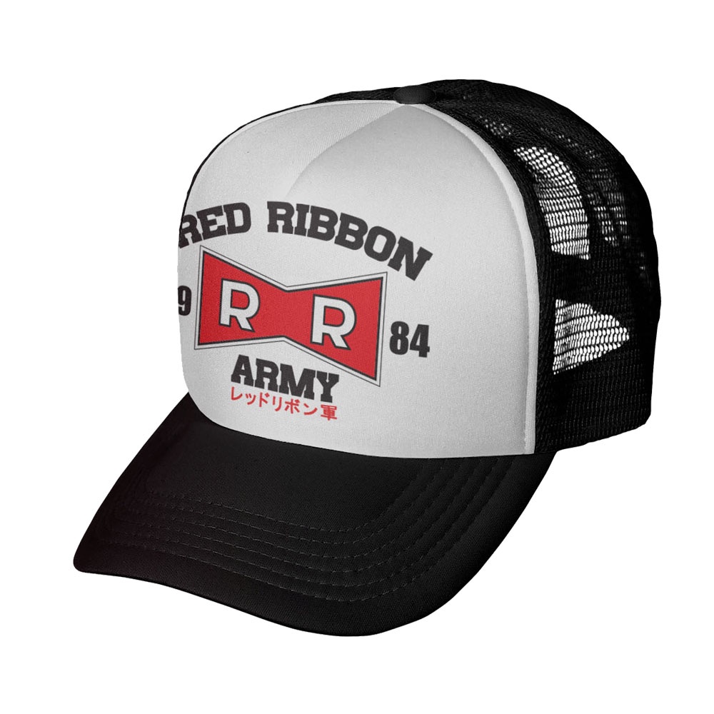Dragon Ball Red Ribbon Army Topi Snapback Adjustable Trucker Cap ...