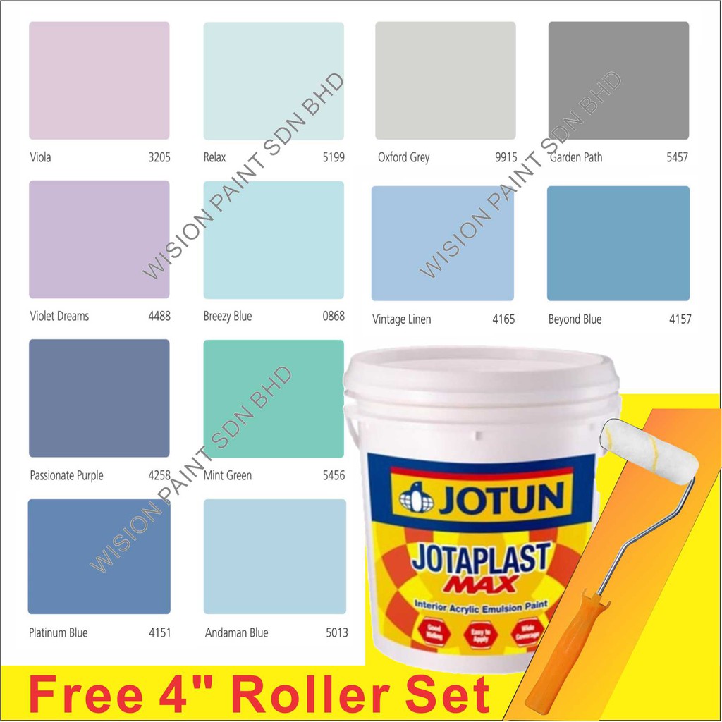 7L JOTUN JOTAPLAST MAX ( FREE 4" ROLLER SET ) Interior Acrylic Emulsion