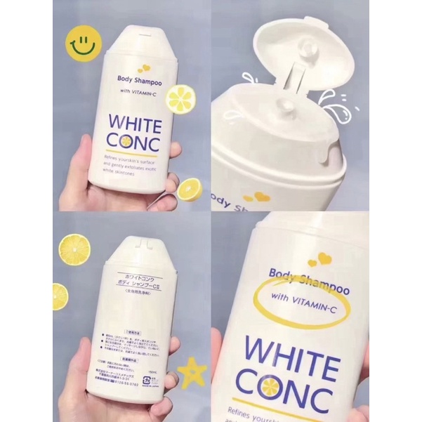 🔥ReadyStock🔥小红书热搜*美白沐浴露White Conc Whitening Body Shampoo Vitamin C ...