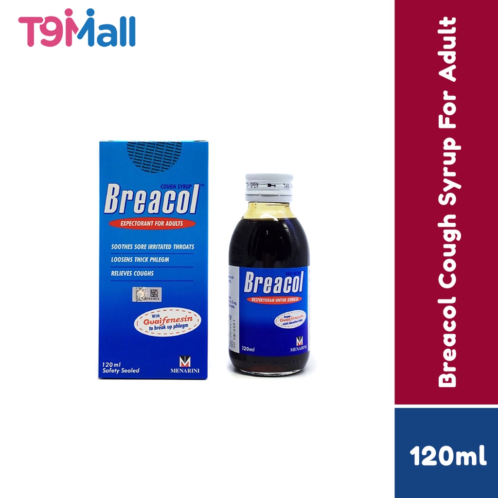 Breacol Cough Syrup For Adult 120ml Shopee Malaysia