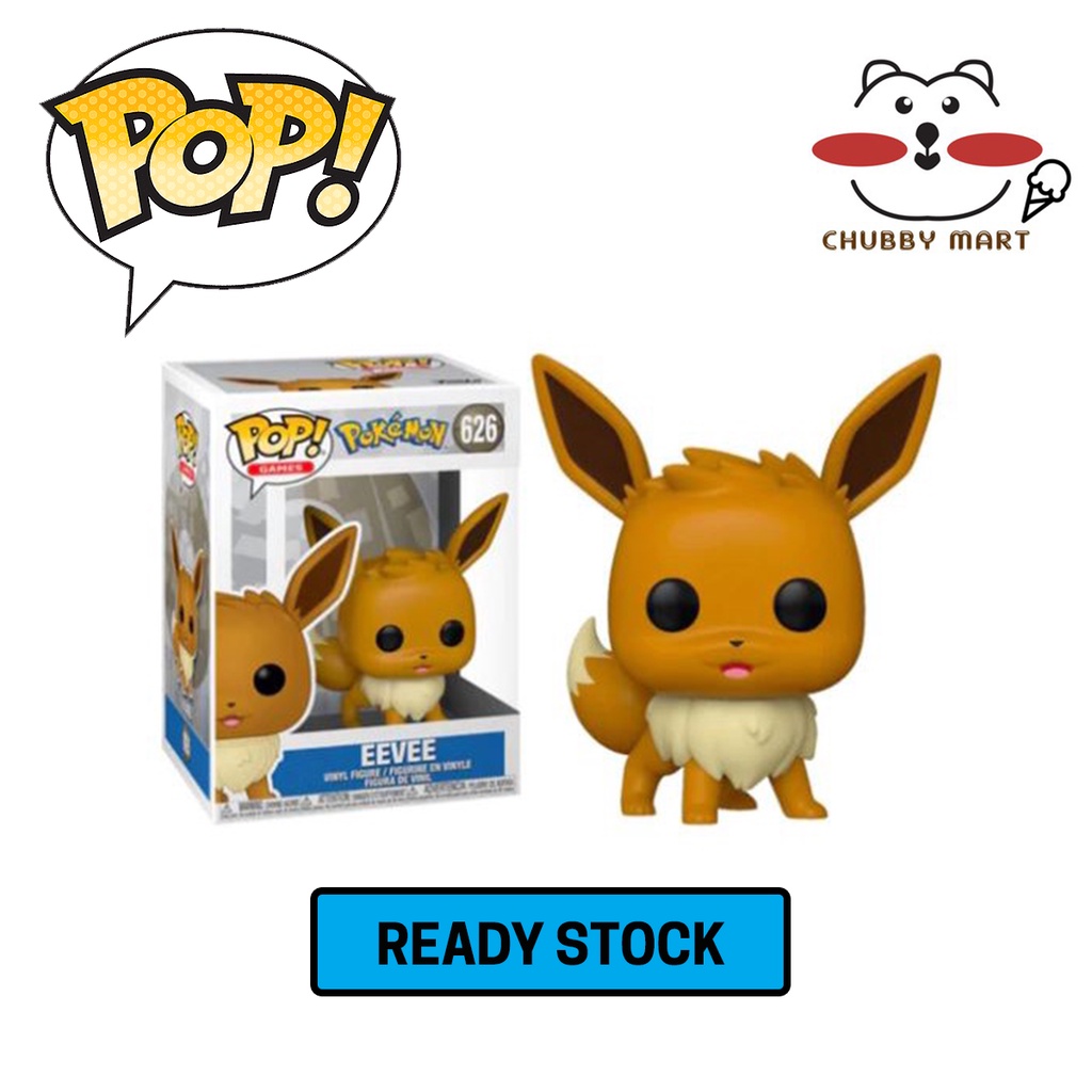 【Ready Stock】Funko Pop! Games: Pokemon - Eevee #626 100% Genuine ...