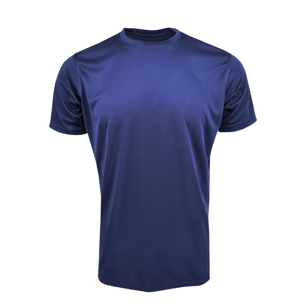 RIGHTWAY Quick Dry Round Neck T-Shirt Unisex Microfiber Plain Jersey ...