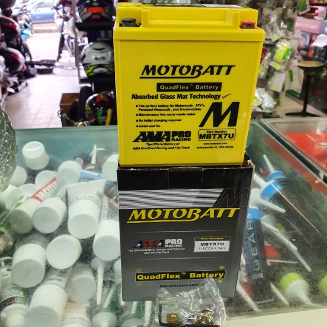 BATTERY MOTOBATT - MBTX7U/YTZ8V=YAMAHA R25/XMAX 250/ZZR250/VN250