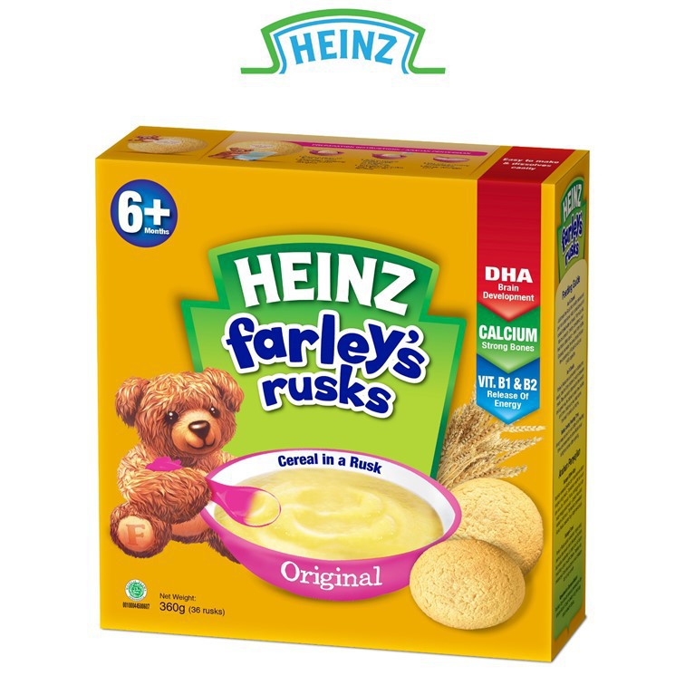 Heinz Farley's Rusks Cereal in a Rusk (6 months) 240g/360g(original ...