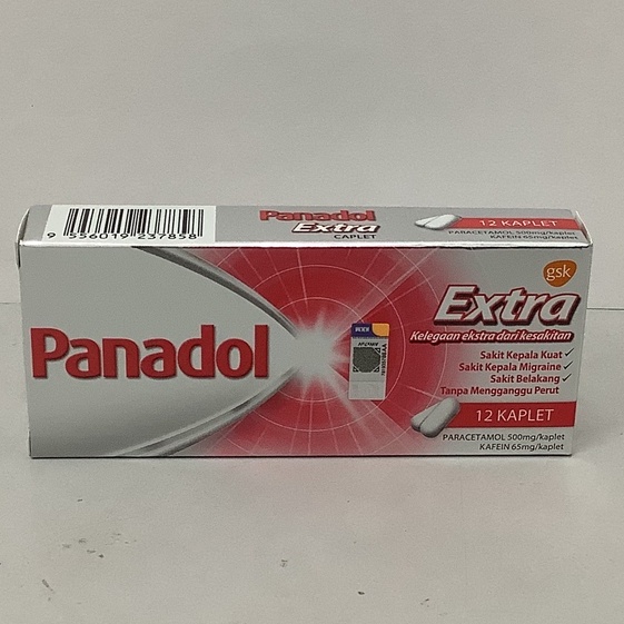 Panadol Extra Paracetamol 500mg 12 Tablets Shopee Malaysia