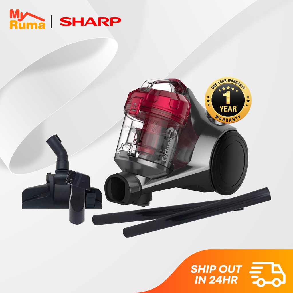 Sharp Vacuum Cleaner Bagless (1200W) ECC1219S Shopee Malaysia