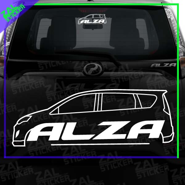 * CAR STICKER ALZA PERODUA | Shopee Malaysia
