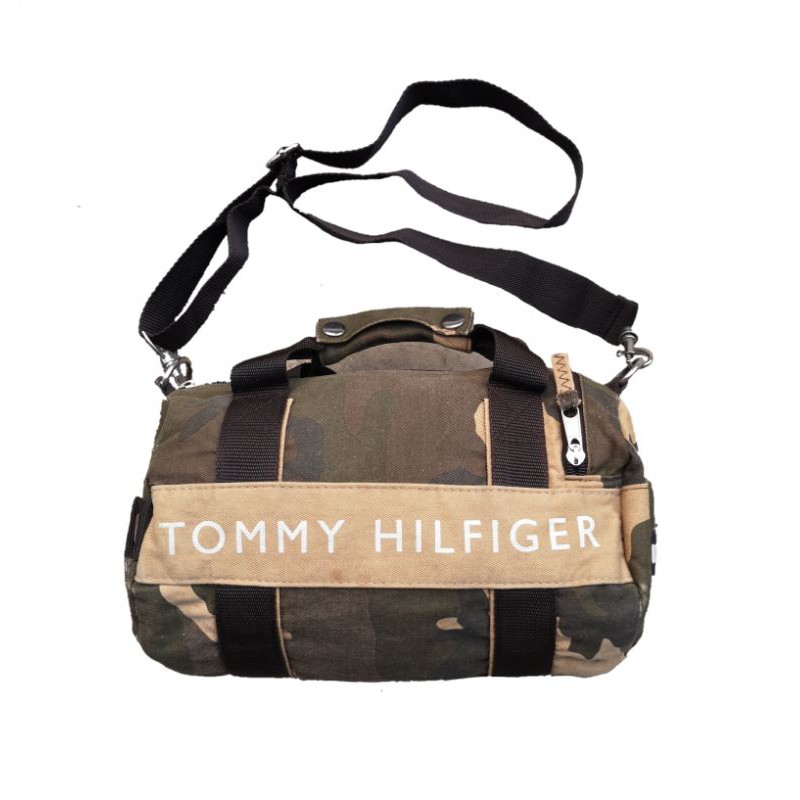 TOMMY HILFIGER MINI DUFFLE SLING CAMO XS Shopee Malaysia