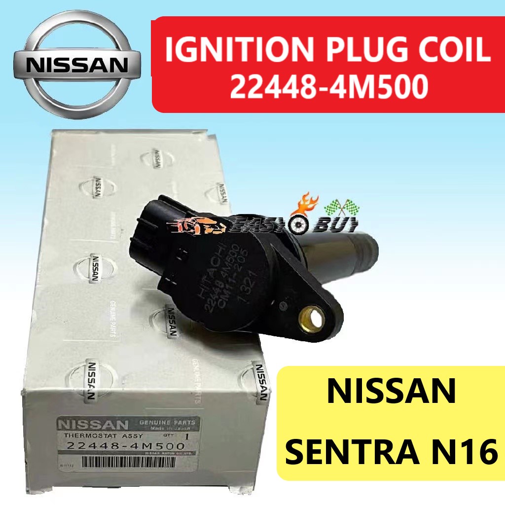 💯 ORIGINAL NISSAN IGNITION COIL PLUG COIL NISSAN SENTRA N16 224484M500 Shopee Malaysia