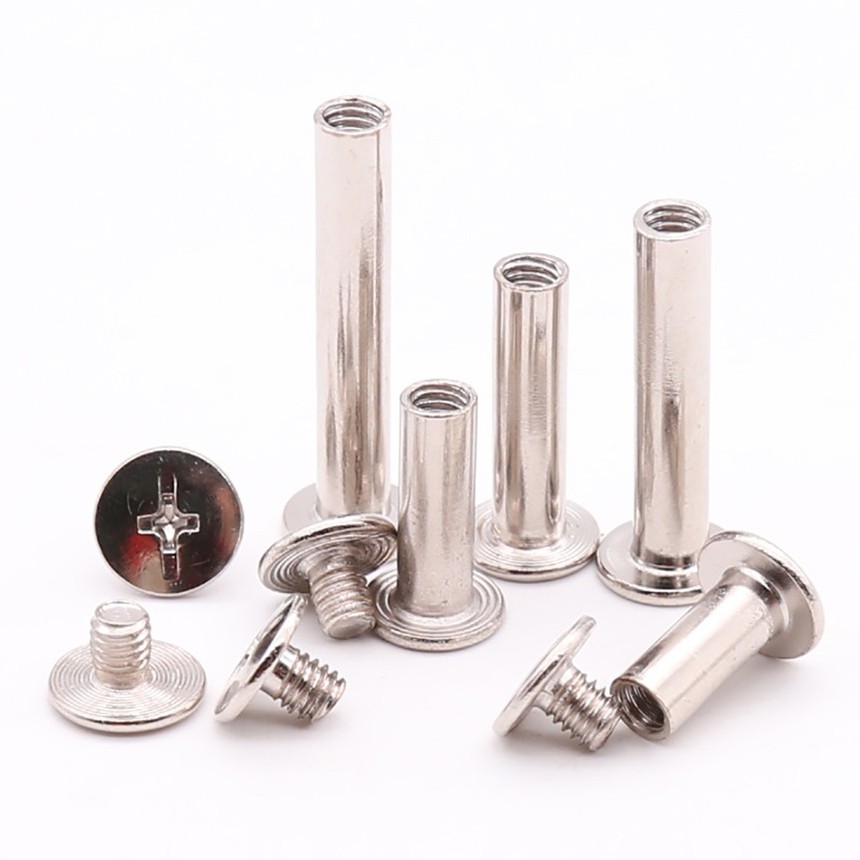 Binding Barrels and Screws Carbon Steel NiPlated for Photo Album