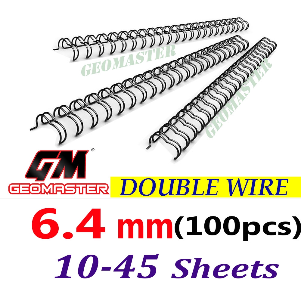GEOMASTER Double Wire Binding Spines ,Wire Comb Binding , Wire Comb