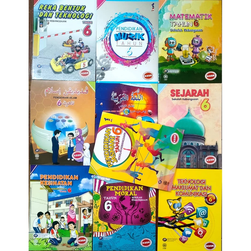 BUKU TEKS KSSR TAHUN 6 | Shopee Malaysia