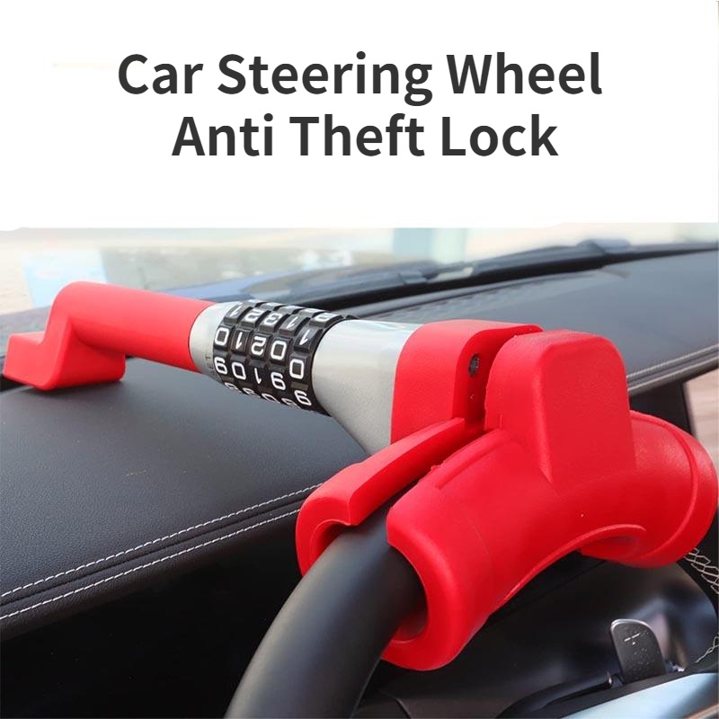 Car Steering Wheel Lock Universal Antitheft Security Rotary Steering