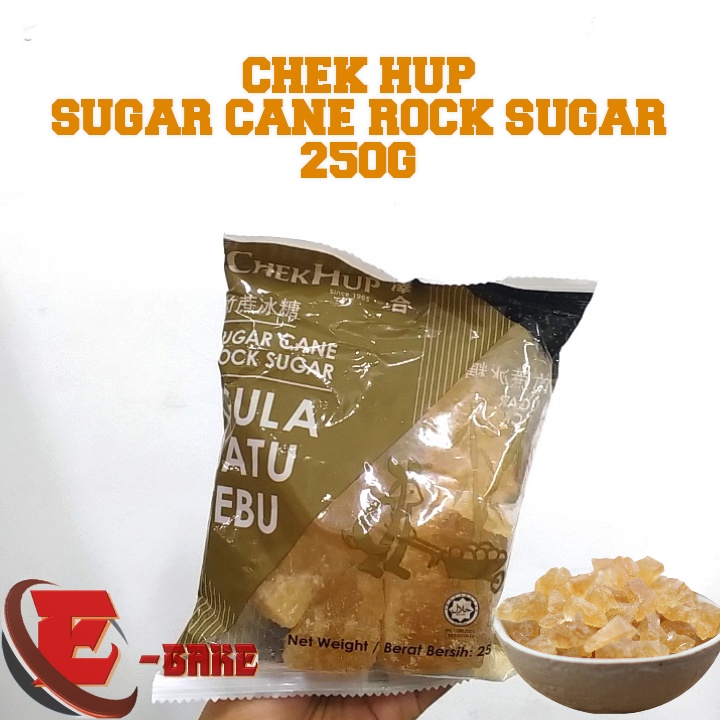 CHEK HUP SUGAR CANE ROCK SUGAR | GULA BATU TEBU 250G | Shopee Malaysia
