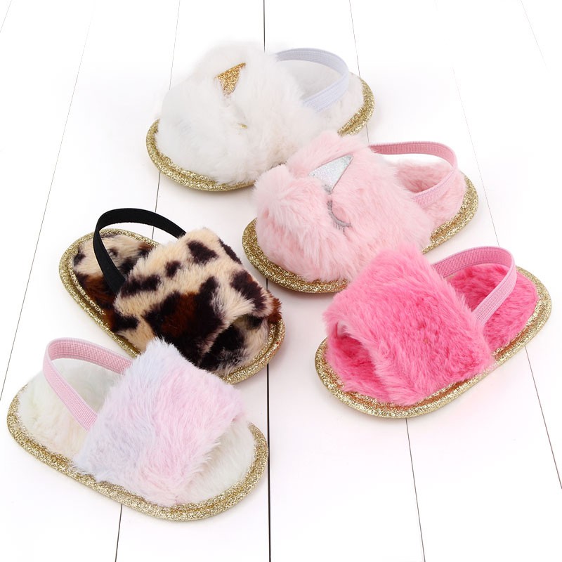 Infant best sale fur sandals