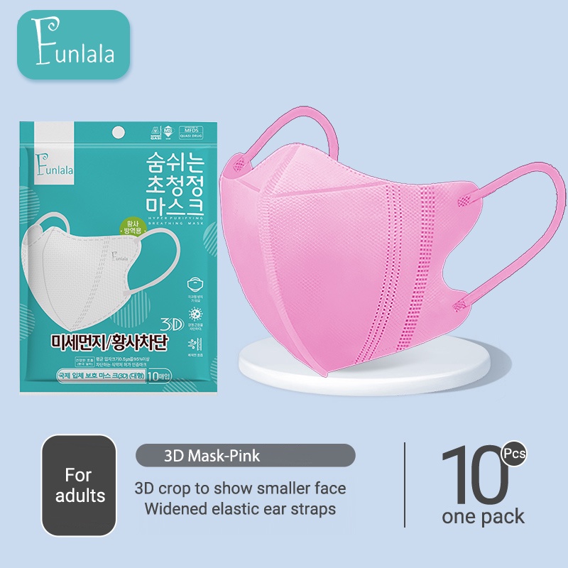 3-Pack Cotton Face Masks (Made In USA) + 30 Filter Sheets (Made In Korea) - Black, One Size