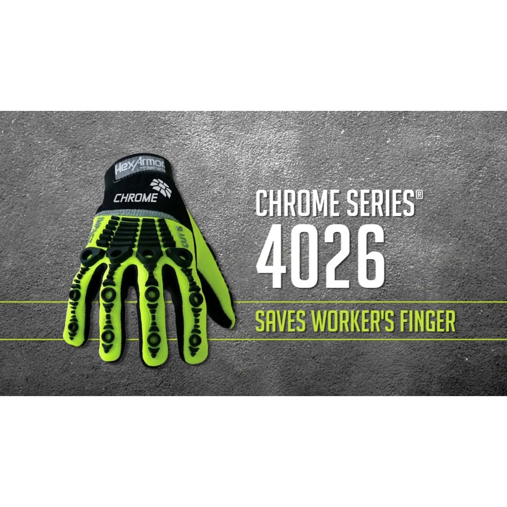 Hexarmor 4026 Chrome series Impact Glove Shopee Malaysia