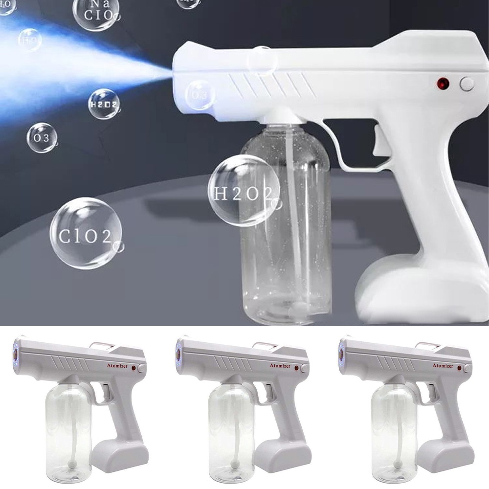 800ml Spray Gun Wireless Rechargeable Disinfection Sprayer Nano Blue ...