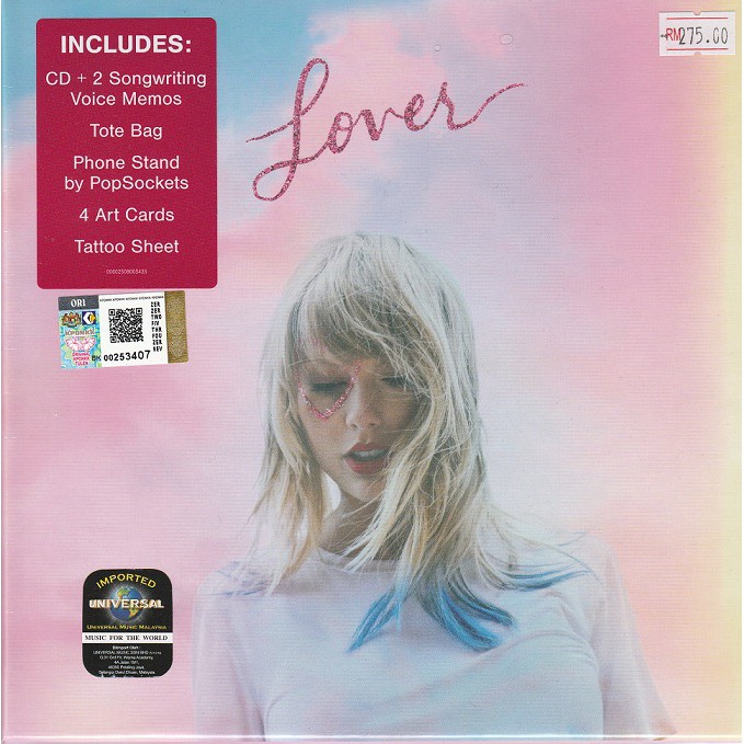 TAYLOR SWIFT - LOVER BOXSET LIMITED EDITION 2019 | Shopee Malaysia