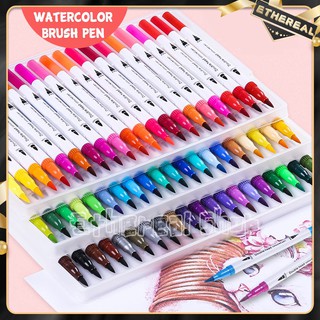 Markers Pen Brush Set Anime Student Design 60/48/36/24/18 Colors Double  Head Color Oily Markers Full Set of Color Art Supplies