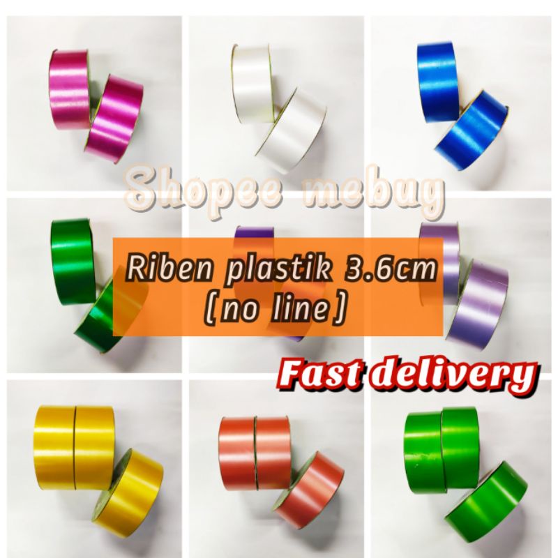 🇲🇾 Riben plastik/ketupat 3.6cm diameter 20yards (no line) 1pc🎀 Plastic ...