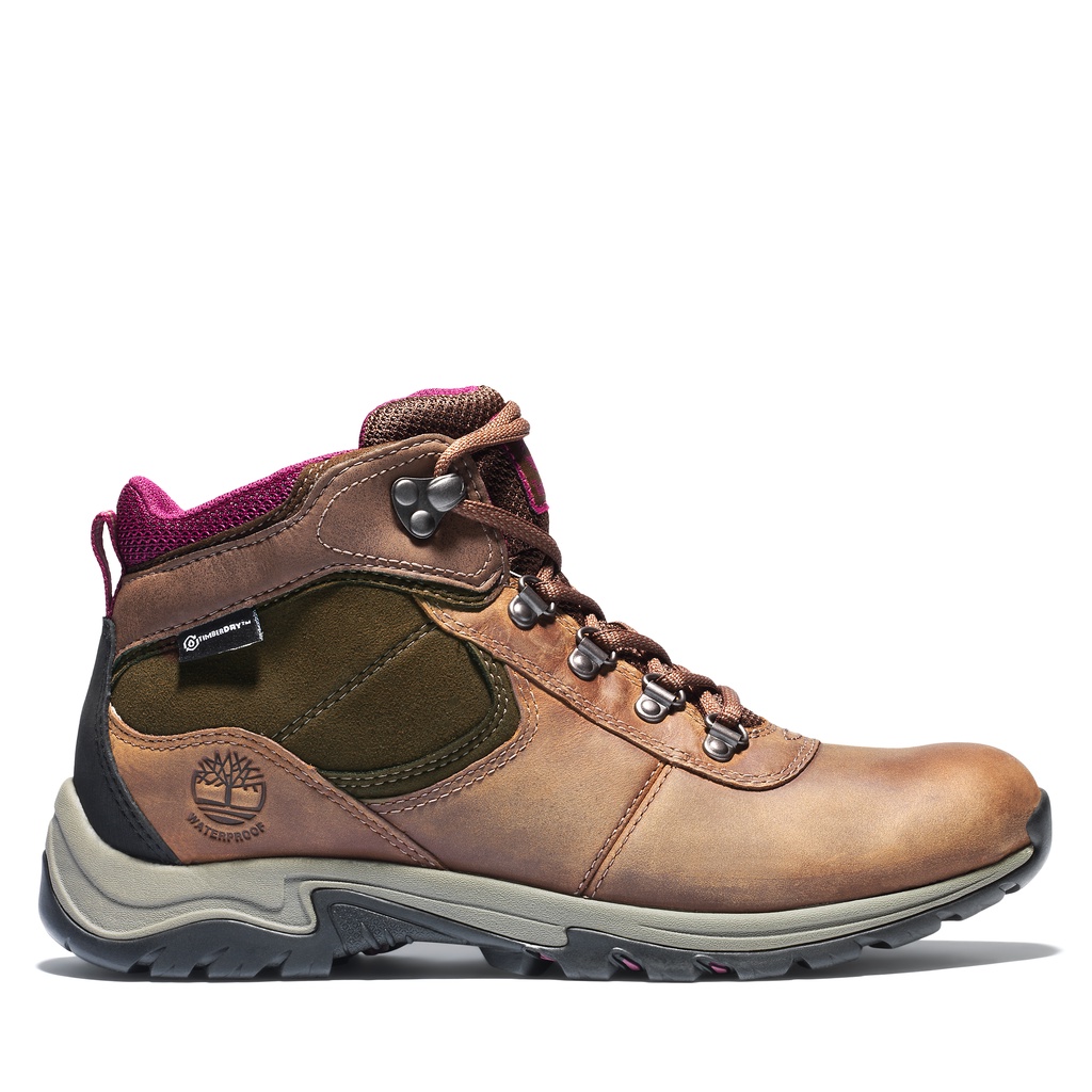 Timberland Women's Mt. Maddsen Waterproof Hiking Boots - Wide Fit ...