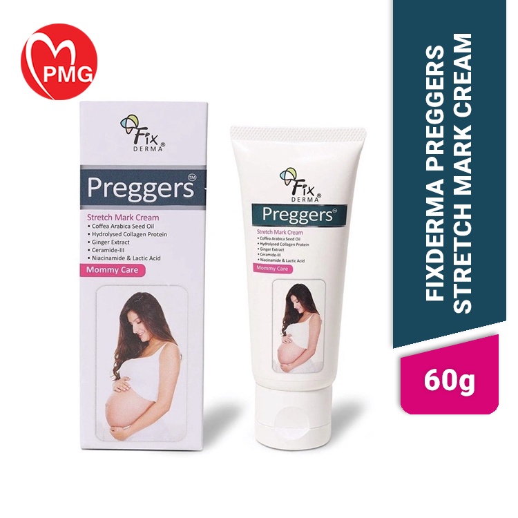 [PMG PHARMACY] Fixderma Preggers Stretch Mark Cream 60g - suitable for ...