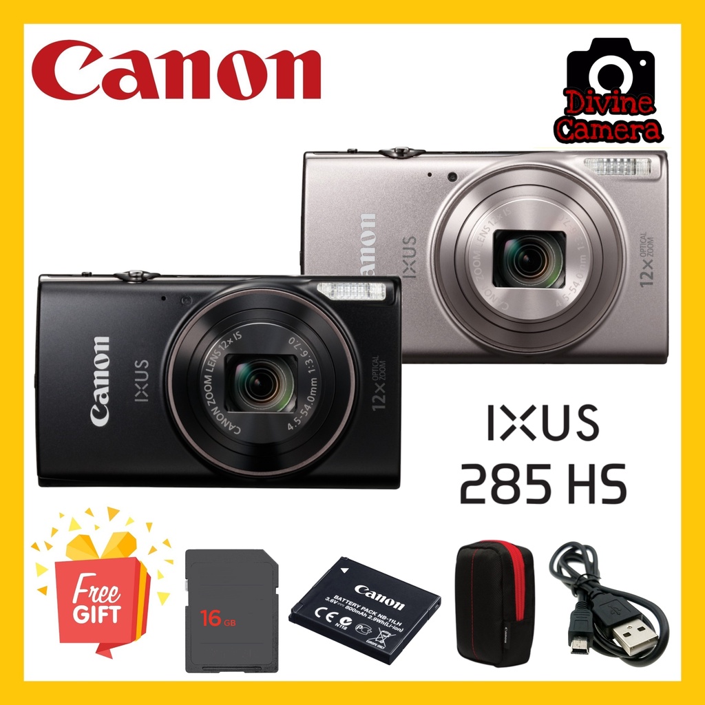 Canon Digital IXUS 285 HS Compact Camera 20.2 Megapixel, 12X Optical