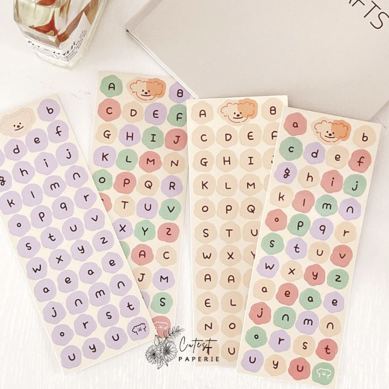 Cute ALPHABET DECO STICKER/CUTE ALPHABET STICKER | Shopee Malaysia