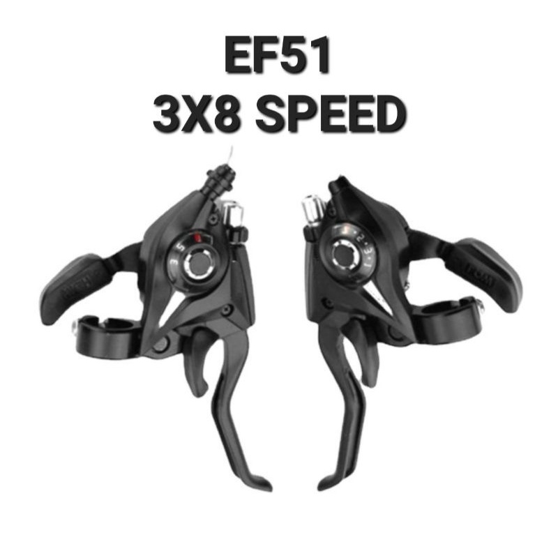 Bicycle Gear Shifter 7/8 Speed EF51/TX30/EF65 Ready Stock Bicycle