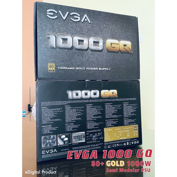 EVGA - Products - EVGA 1000 GQ, 80+ GOLD 1000W, Semi Modular, EVGA